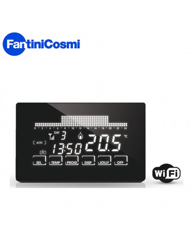 FANTINI COSMI CRONOTERMOSTATO TOUCH SCREEN WIFI 230V NERO