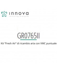 INNOVA KIT "FRESH AIR" DI RICAMBIO ARIA CON VMC PUNTUALE