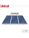 Unical Trisun 300 Kit a Circolazione Naturale Collettore Solare N.3 2.4 Mq Bollitore 300 LT Kit Telaio Per Superfici Piane